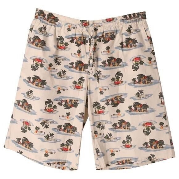 New Authentic Bottega Veneta Tropical Print Men's Swim Shorts size 48 - Picture 8 of 14